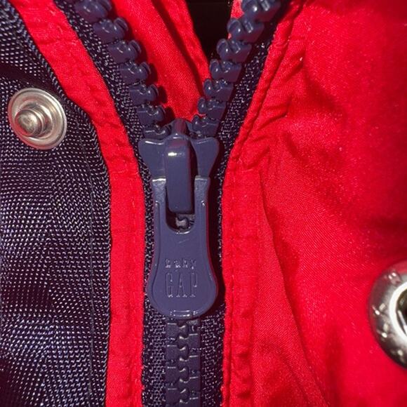 GAP Boys size 3T red puffer ColdControl Max Water Resistant Storm Cuffs Jacket - Picture 4 of 9